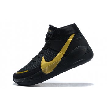 2020 Nike KD 13 Black Metallic Gold Shoes